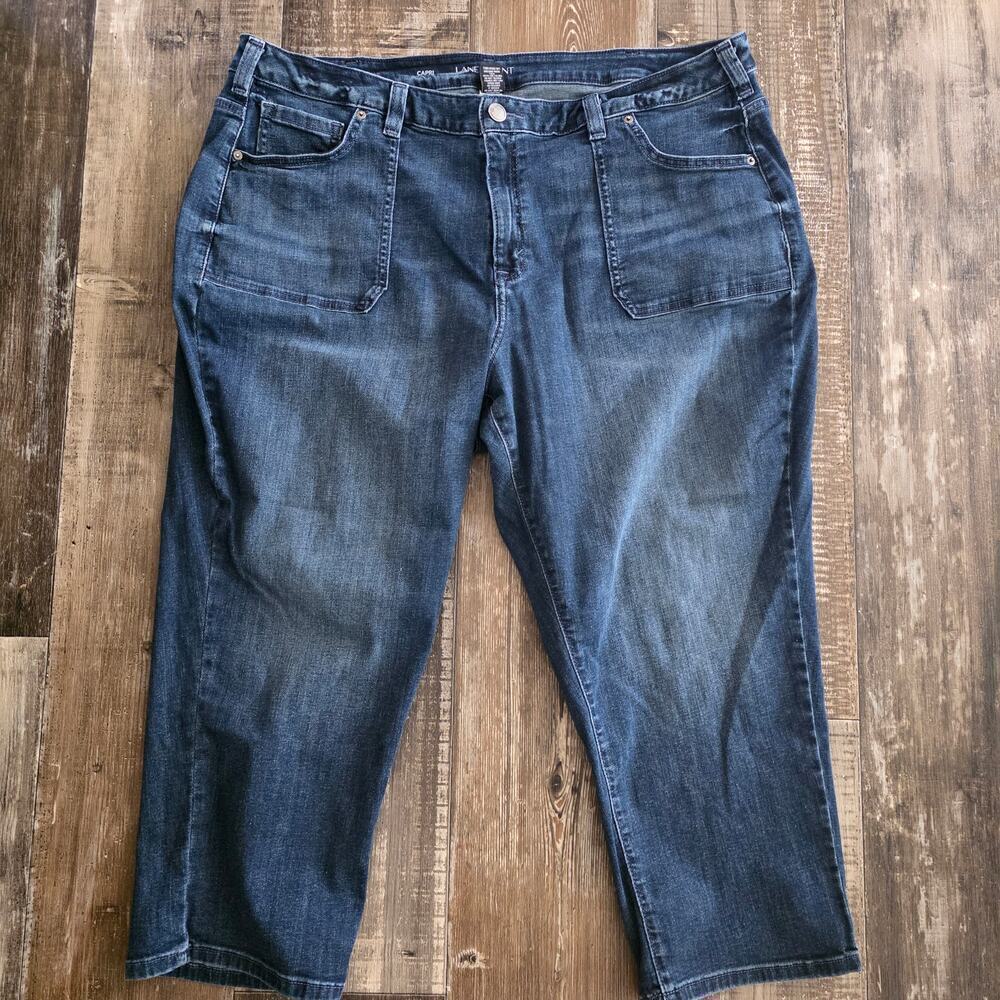 Lane Bryant High Rise Capri Jeans Women's Size 26